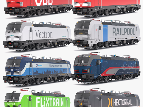 Siemens Vectron Koleksiyonu 1 3D Model