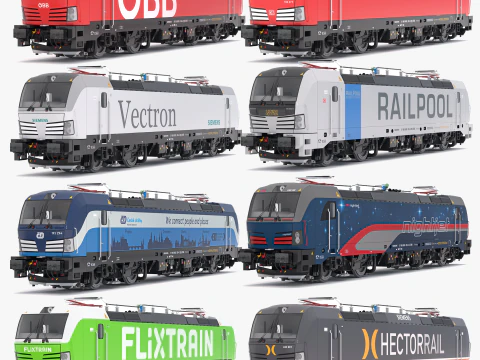 Cole&ccedil;&atilde;o Siemens Vectron 1 Modelo 3D