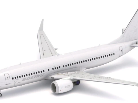 Boeing 737-800 MAX Collection 3D Model