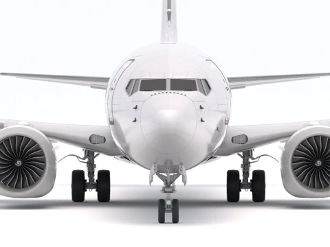 Boeing 737-800 MAX Collection 3D Model