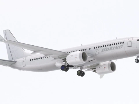 Boeing 737-800 MAX Collection 3D Model