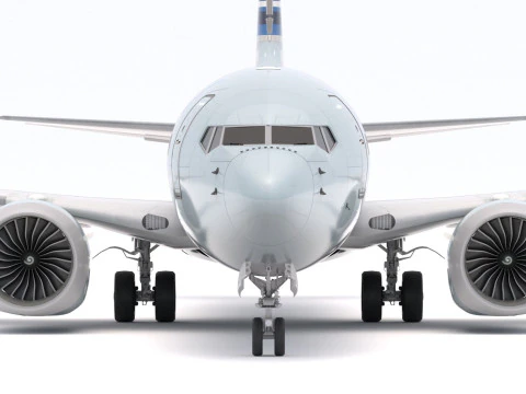 Boeing 737-800 MAX Collection 3D Model