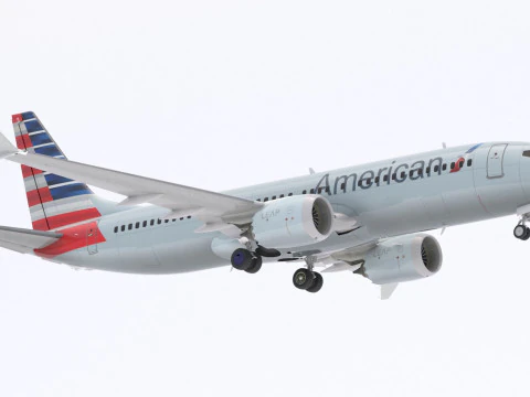 Boeing 737-800 MAX Collection 3D Model