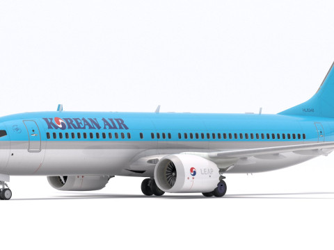 Collection Boeing 737-800 MAX Modèle 3D