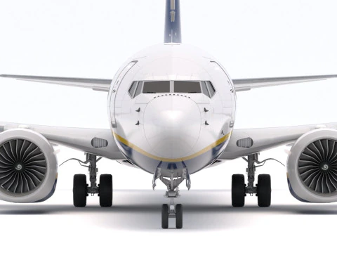 Boeing 737-800 MAX Collection 3D Model