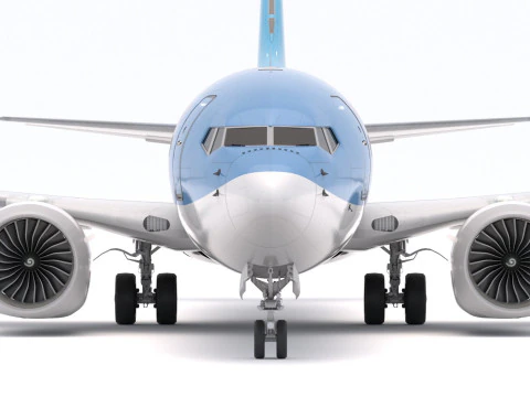 Boeing 737-800 MAX Collection 3D Model