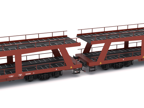 Transportador de coches Autorack Modelo 3D