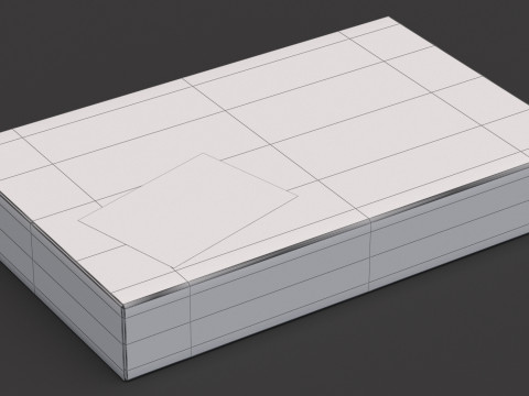 Cardboard Packaging Box DHL 3D Model