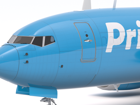Boeing 737-800 MAX Prime Air Amazone Modèle 3D