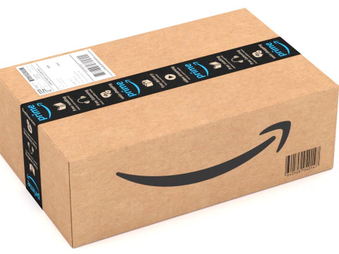 Amazon Prime Delivery Semi Trailer Boeing 737 Collection 3D Model