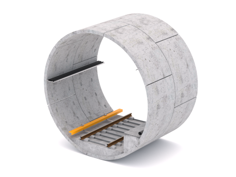 Туннель метро 3D Модель