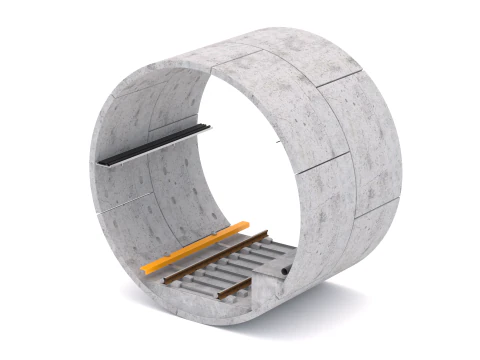 Subway Tunnel 3D Model