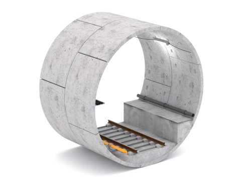 Subway Tunnel 3D Model