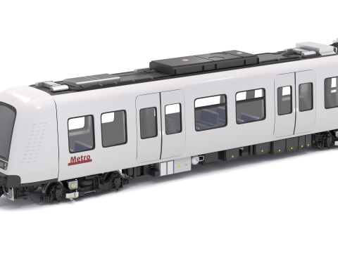 Hitachi Rail Driverless Metro Copenhagen 3D Model