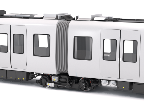 Hitachi Rail Driverless Metro Copenhagen 3D Model