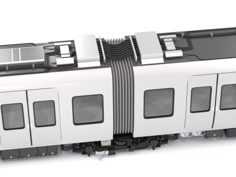 Hitachi Rail Driverless Metro Copenhagen 3D Model