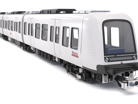 Hitachi Rail Driverless Metro Copenhagen 3D Model