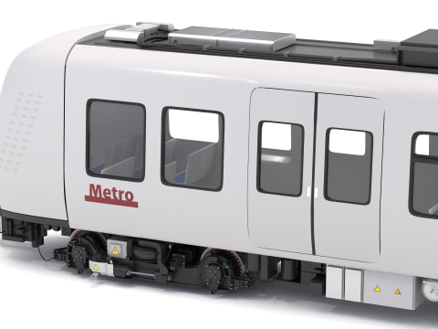 Hitachi Rail Driverless Metro Copenhagen 3D Model