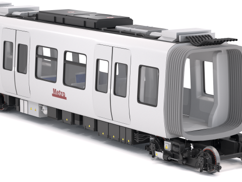 Hitachi Rail Driverless Metro Copenhagen 3D Model