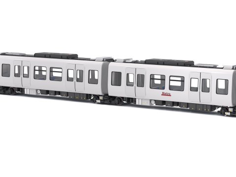 Hitachi Rail Driverless Metro Copenhagen 3D Model