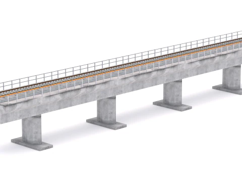 鉄道橋 3Dモデル