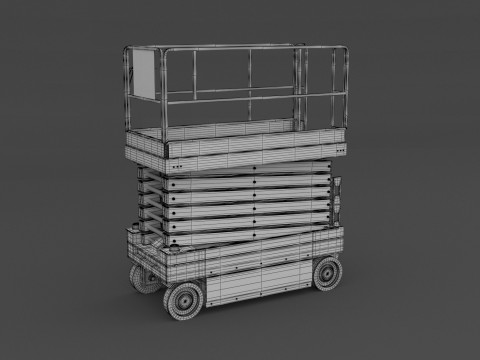 कैंची उठाओ 3D मॉडल