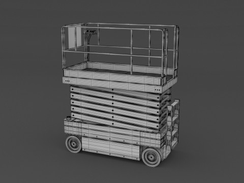 कैंची उठाओ 3D मॉडल