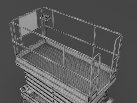 कैंची उठाओ 3D मॉडल