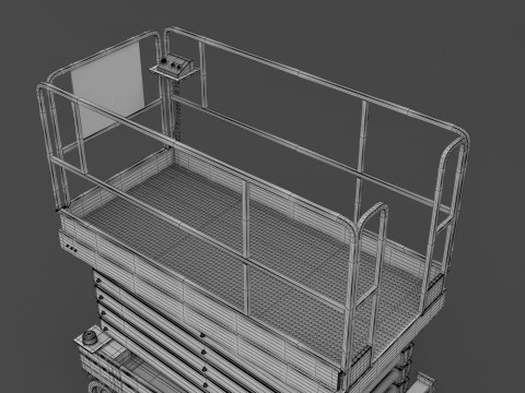 Scissor Lift 3D Model