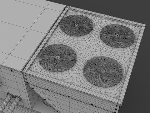 Кондиционер v4 3D Модель