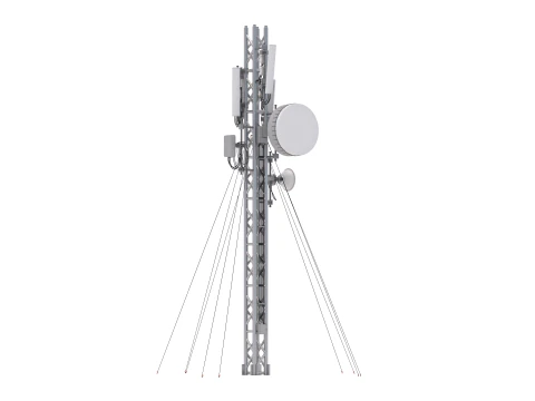 Cell Tower Station 3D Model
