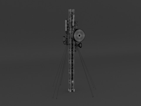 Hücre Kulesi İstasyonu 3D Model