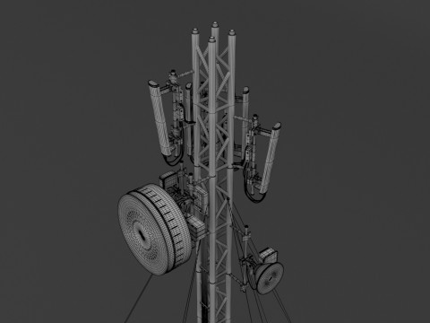 Hücre Kulesi İstasyonu 3D Model