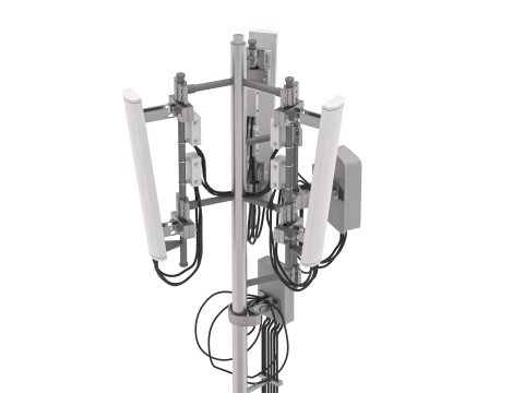 Крышная вышка сотовой связи 1 3D Модель