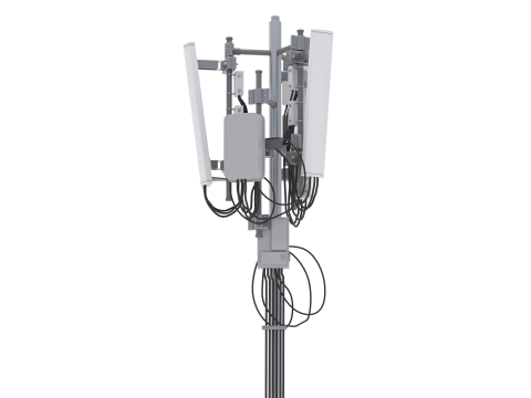 Крышная вышка сотовой связи 1 3D Модель