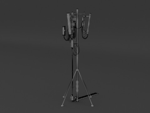 Крышная вышка сотовой связи 1 3D Модель