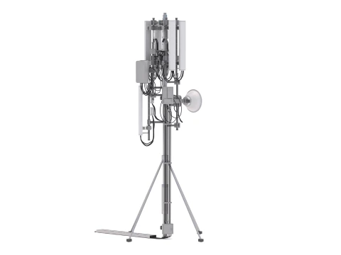 Roof Cell Phone Tower 2 3D Model