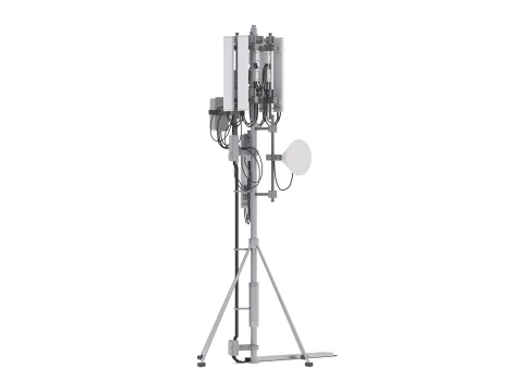 Roof Cell Phone Tower 2 3D Model