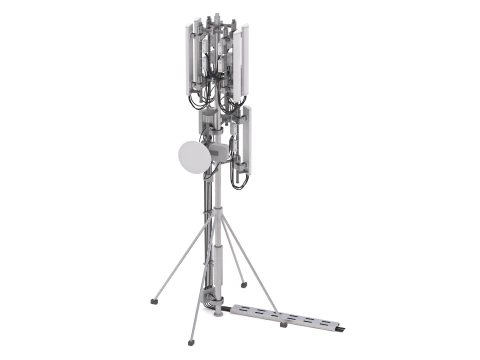 Roof Cell Phone Tower 2 3D Model