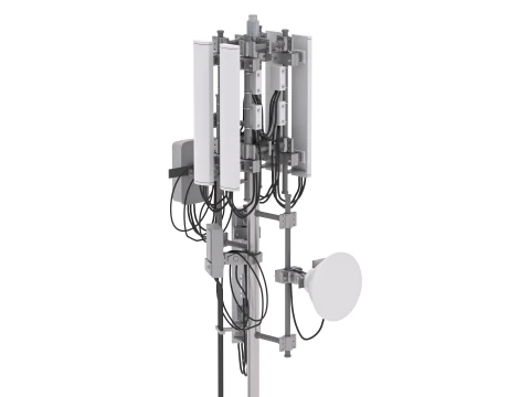 Roof Cell Phone Tower 2 3D Model