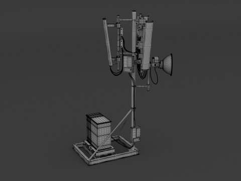 Dach-Handyturm 3 3D Modell
