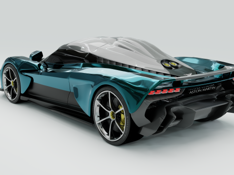 Supercar ispirata all'Aston Martin-Valhalla: esterno senza interni Modello 3D