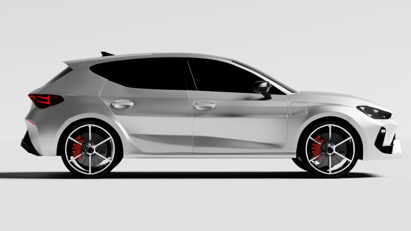 Cupra Leon 2024 Inspired Exterior Concept Body Only No Interior 3D Model .c4d .max .obj .3ds .fbx .stl .blend