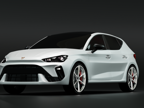 Cupra Leon 2024 Inspired Exterior Concept Body Only No Interior 3D Model