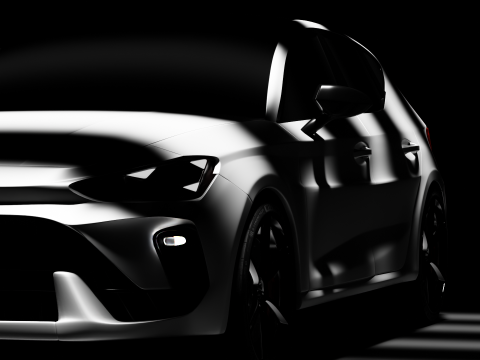 Cupra Leon 2024 Inspired Exterior Concept Body Only No Interior 3D Model