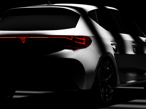 Cupra Leon 2024 Inspired Exterior Concept Body Only No Interior 3D Model