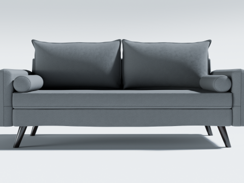 आधुनिक फैब्रिक सोफा उच्च गुणवत्ता वाला ब्लेंडर अद्भुत पीबीआर 2के एफबीएक्स-जीएलबी-ओबीजे 3D मॉडल