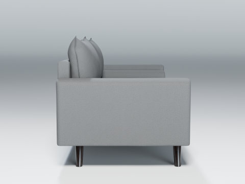 Sofá de tela moderno Blender de alta calidad Marvelous PBR 2K FBX-GLB-OBJ Modelo 3D