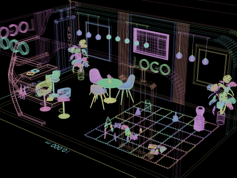 Stand d'exposition de jouets 3D Modèle 3D