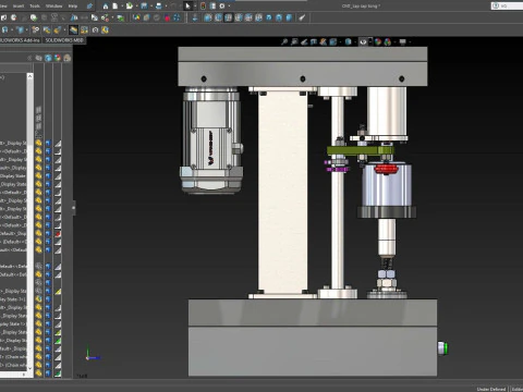 Can Sealing Machine SolidWorks 2018 3D Model